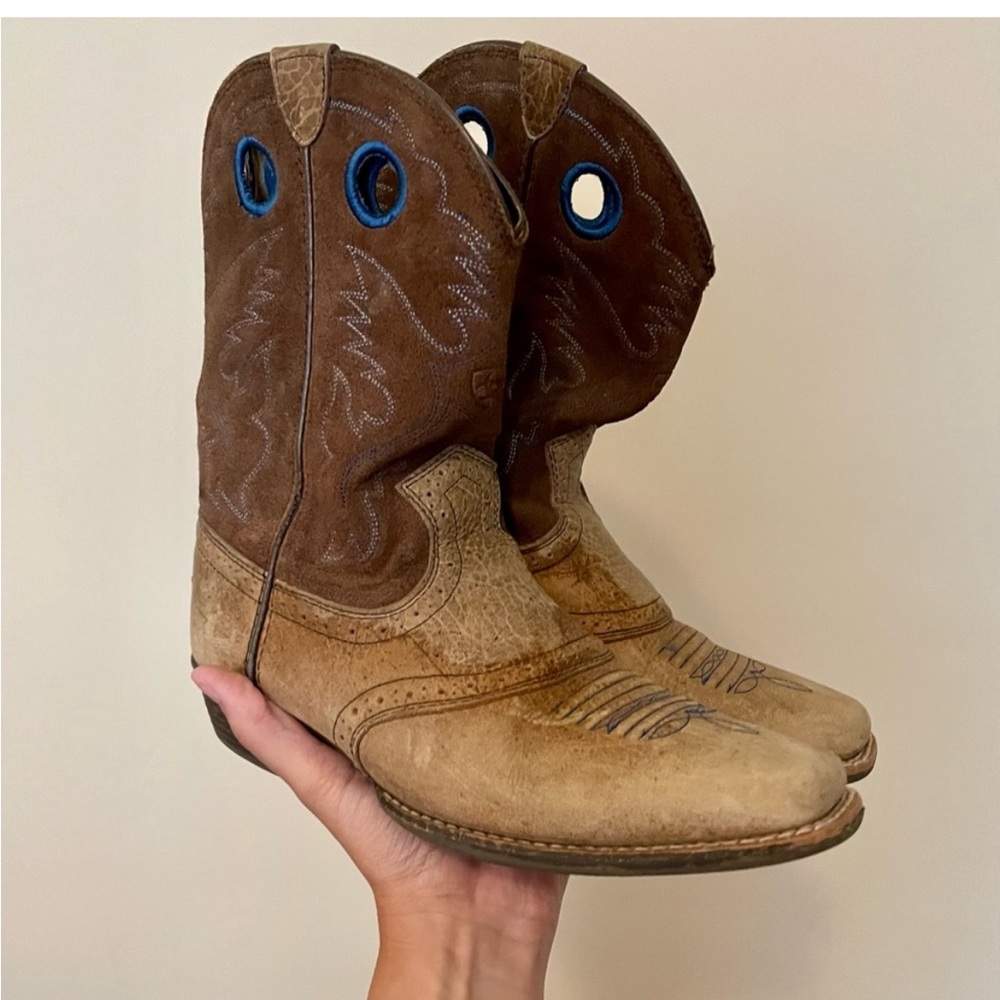 Kids Brown Cowboy Boots